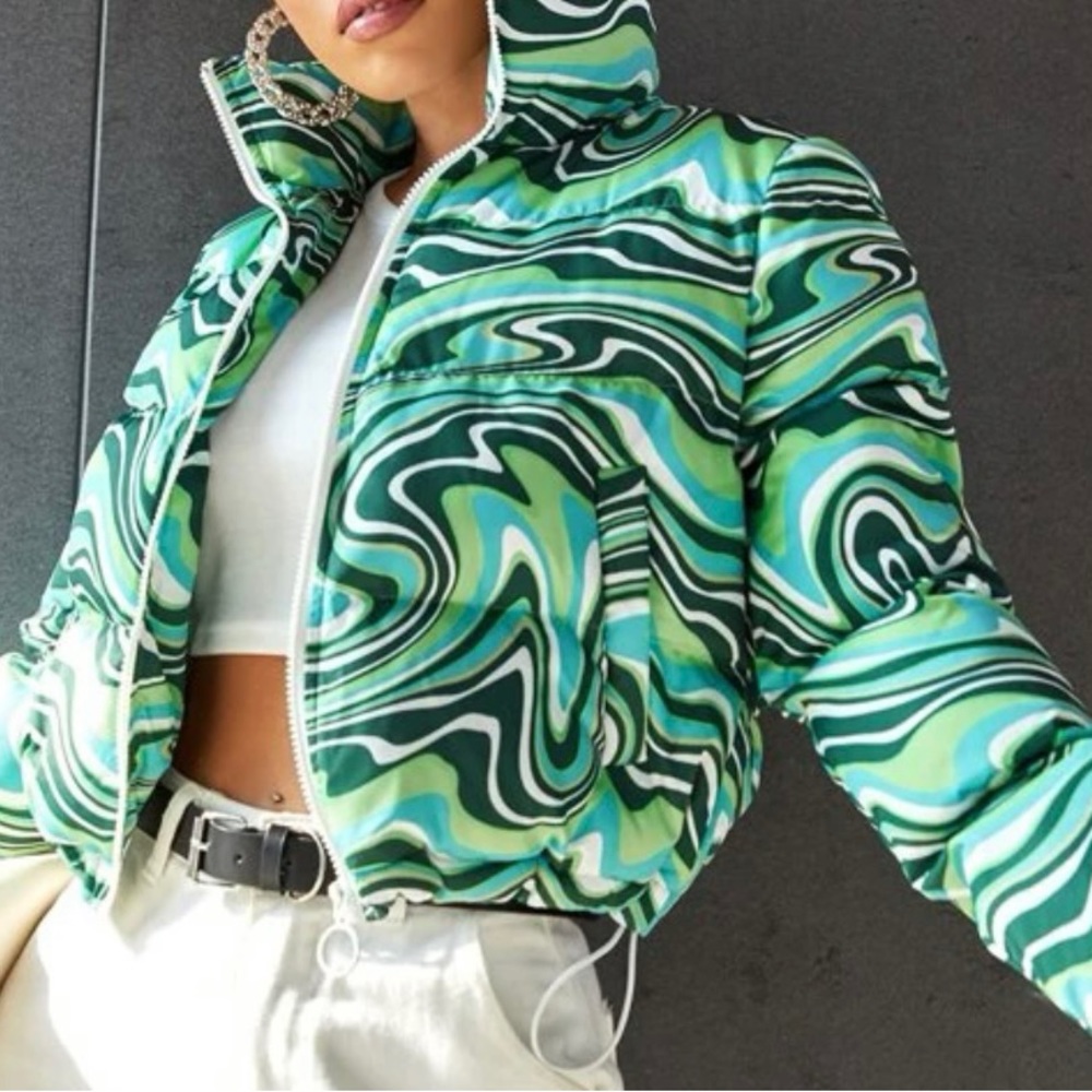 $20 GREEN PUFFY JACKET